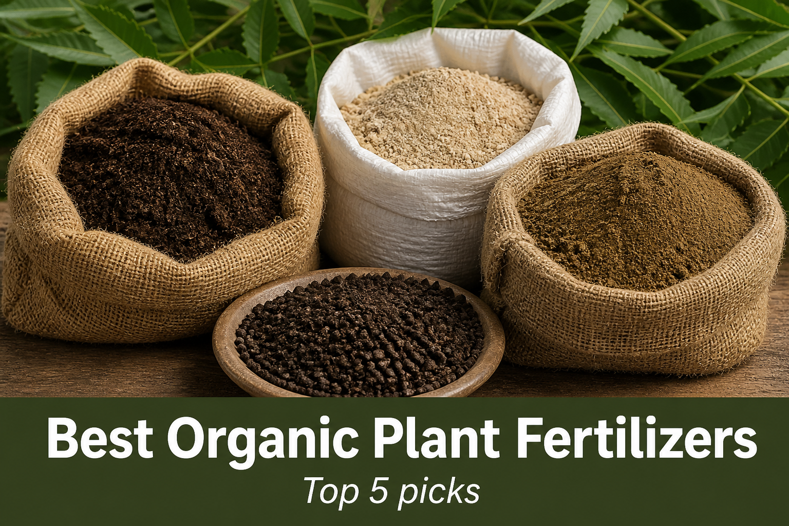 Best Organic Plant Fertilizers for Home Gardeners